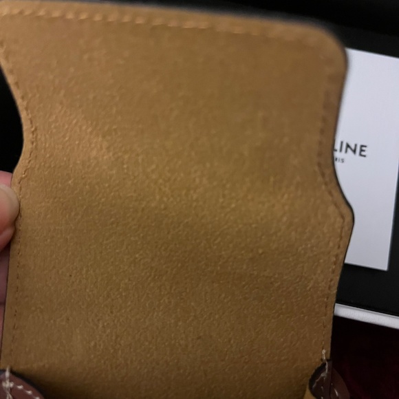Celine leather phone case / sunglasses bag - Picture 5 of 6
